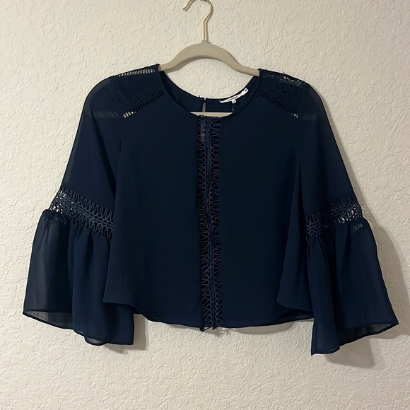 NWT TULAROSA Deep Indigo Top Size XS - Picture 11 of 11